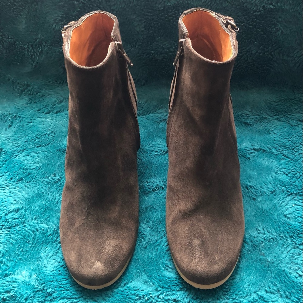 Authentic Lanvin pre-owned Dark Brown Suede boots